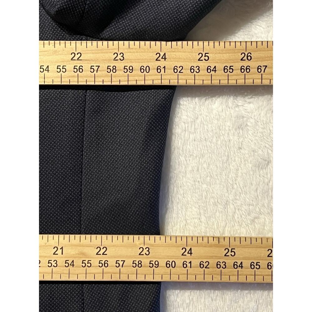 Corneliani 48R 42x31 Navy Blue Luxury Designer Suit Virgin Wool 17,75 Microns - Picture 10 of 16